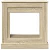 vidaXL Πλαίσιο Τζακιού Sonoma Δρυς 90x30x90 εκ. από Επεξ. Ξύλο