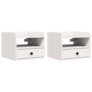 vidaXL &Kappa;&omicron;&mu;&omicron;&delta;ί&nu;&omicron; 2 pcs &Lambda;&epsilon;&upsilon;&kappa;ό 38 x 36 x 29,5 &epsilon;&kappa; &Mu;&alpha;&sigma;ί&phi; &xi;ύ&lambda;&omicron; &pi;&epsilon;ύ&kappa;&omicron;&upsilon;