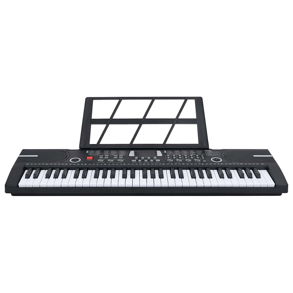 vidaXL 61 πλήκτρα Πιάνο Ηλεκτρικό πληκτρολόγιο με βάση μουσικής