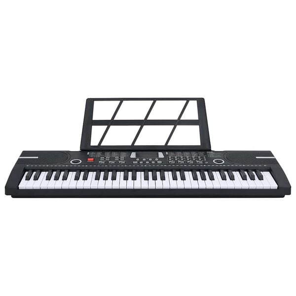 vidaXL 61 πλήκτρα Πιάνο Ηλεκτρικό πληκτρολόγιο με βάση μουσικής