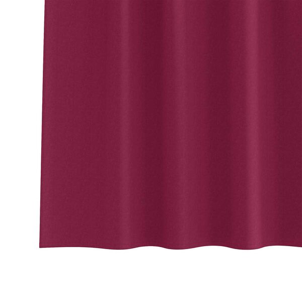 vidaXL Κουρτίνες με κουρτίνες 2 pcs Κόκκινο 260 x 140 εκ. Πολυεστέρας