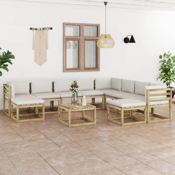 vidaXL &Sigma;&alpha;&lambda;ό&nu;&iota; &Kappa;ή&pi;&omicron;&upsilon; &Sigma;&epsilon;&tau; 11 &tau;&epsilon;&mu;. &Epsilon;&mu;&pi;&omicron;&tau;. &Xi;ύ&lambda;&omicron; &Pi;&epsilon;ύ&kappa;&omicron;&upsilon; &mu;&epsilon; &Mu;&alpha;&xi;&iota;&lambda;ά&rho;&iota;&alpha;