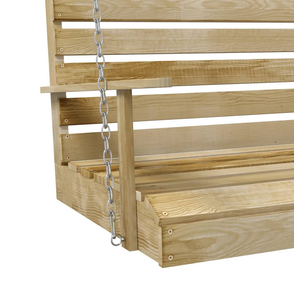 vidaXL Παγκάκι Κούνια 155x65x60 εκ. από Εμποτισμένο Ξύλο Πεύκου
