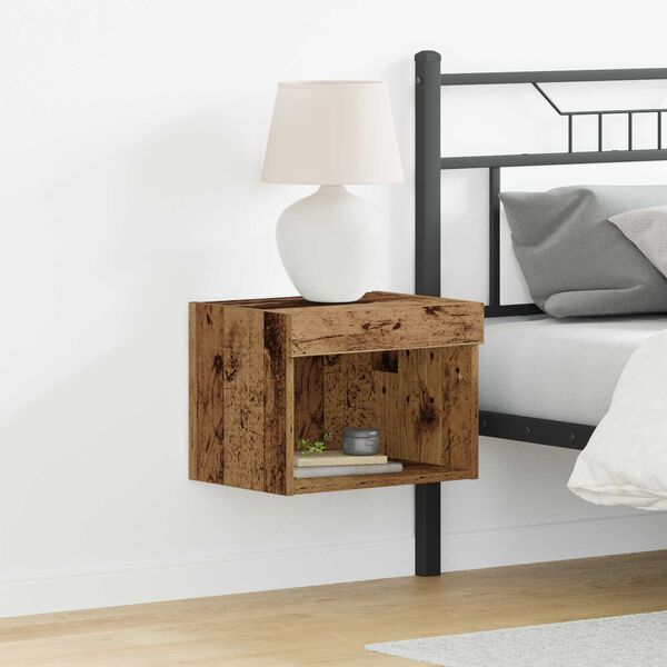 vidaXL Ντουλάπι TV Επιτοίχιο 2 pcs Παλαιό ξύλο 40 x 30 x 30 εκ