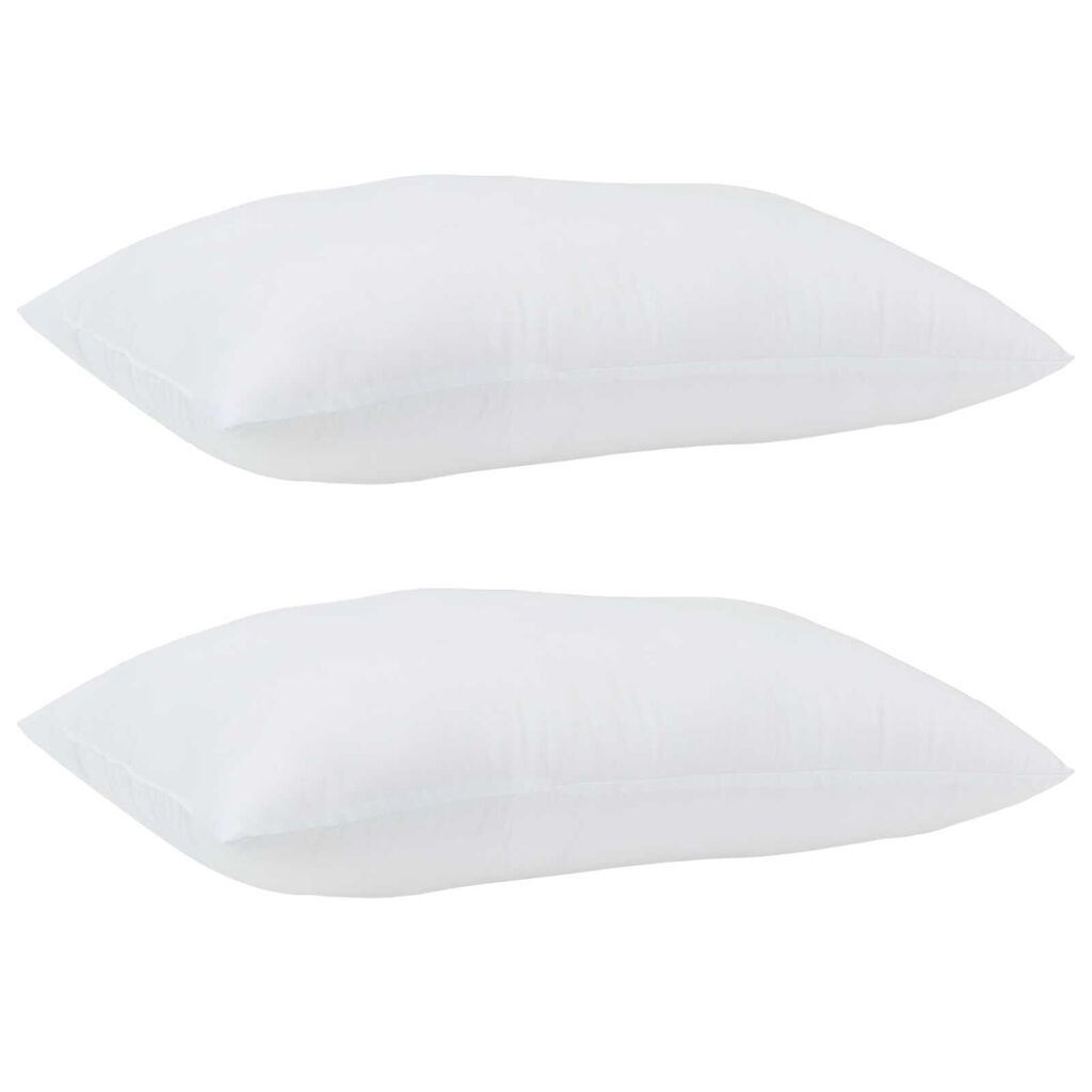 vidaXL Μαξιλάρια 2 pcs Λευκό 30 x 50 cm 85gsm 100% πολυεστέρας