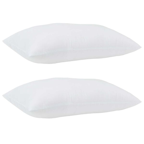 vidaXL Μαξιλάρια 2 pcs Λευκό 30 x 50 cm 85gsm 100% πολυεστέρας