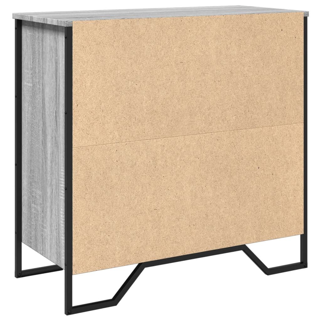 vidaXL Μπουφές Γκρι Sonoma 78x35,5x74,5 εκ. από Επεξεργασμένο Ξύλο