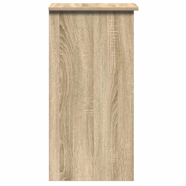 vidaXL Γραφείο με Ράφια Sonoma Δρυς 110x45x157 εκ. από Μοριοσανίδα