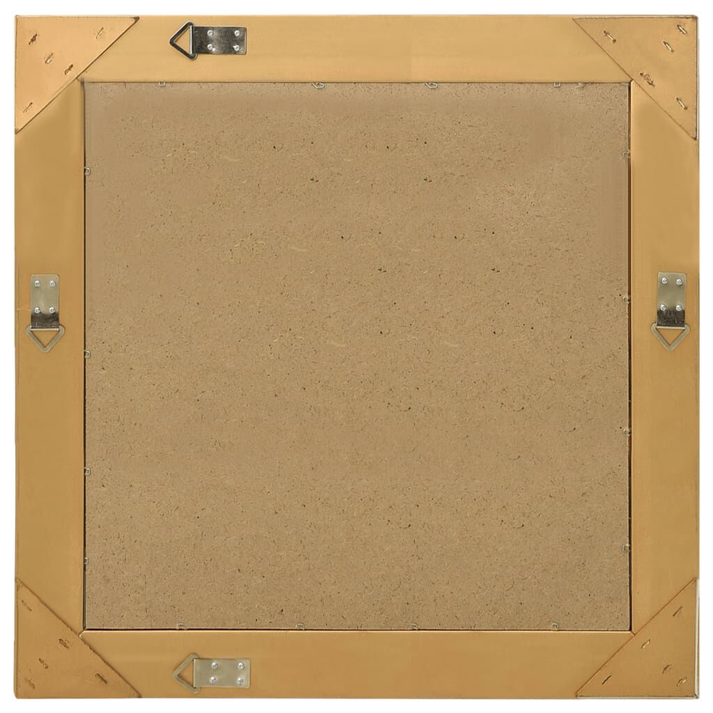 vidaXL Καθρέφτης Τοίχου με Μπαρόκ Στιλ Χρυσός 60 x 60 εκ.