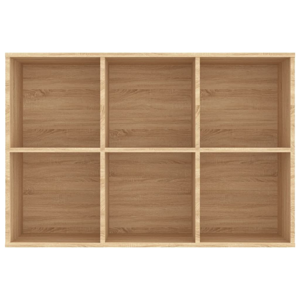 vidaXL Ραφιέρα / Βιβλιοθήκη Sonoma Δρυς 66x30x98 εκ. από Επεξ. Ξύλο