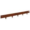 vidaXL &Pi;&epsilon;&rho;ί&gamma;&rho;&alpha;&mu;&mu;&alpha; &gamma;&kappa;&alpha;&zeta;ό&nu; 20 &tau;&mu;&chi;. 100 x 12 cm &Alpha;&tau;&sigma;ά&lambda;&iota; &Sigma;&kappa; rusty