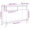 vidaXL Τραπέζι Κονσόλα Γκρι Sonoma 100x34,5x75 εκ. Επεξεργασμένο Ξύλο