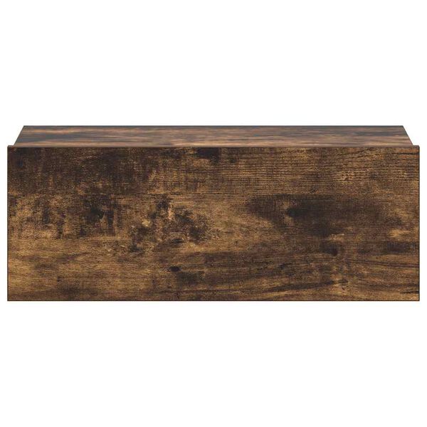 vidaXL Κομοδίνο Κρεμαστό Καπνιστή Δρυς 40 x 30 x 15 εκ. Επεξεργ. Ξύλο