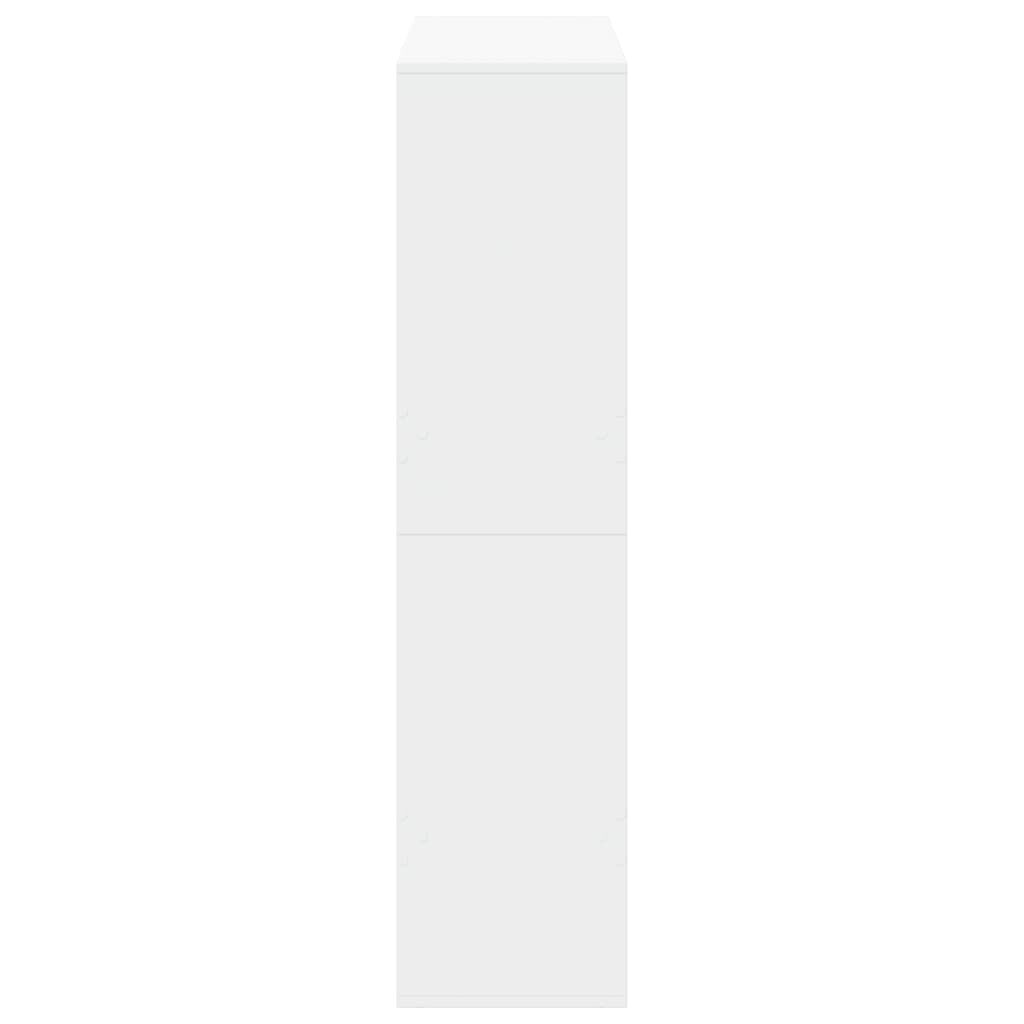 vidaXL Βιβλιοθήκη Λευκή 100x33x135 εκ. από Επεξεργασμένο Ξύλο