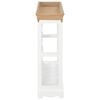 vidaXL Κάβα Κρασιών Λευκή 70 x 22,5 x 70,5 εκ. από MDF