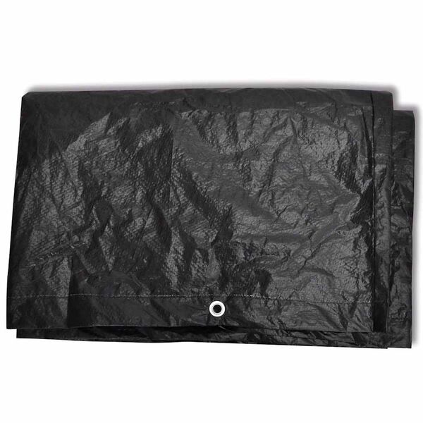 vidaXL Κάλυμμα Επίπλων Κήπου με 8 Κρίκους 260 x 260 x 90 εκ.