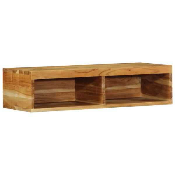 vidaXL Επίτοιχο ντουλάπι τηλεόρασης 80x30x19 cm Μασίφ ξύλο ακακίας