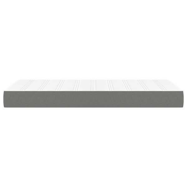 vidaXL Στρώμα με Pocket Springs Σκούρο Γκρι 90x190x20 εκ. Υφασμάτινο