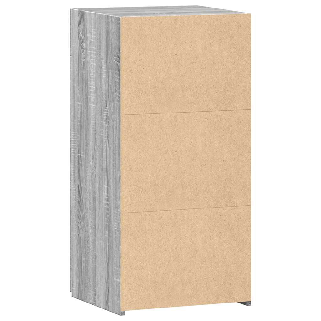 vidaXL Ραφιέρα Γκρι Sonoma 45x42,5x93 εκ. από Επεξεργασμένο Ξύλο