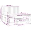 vidaXL &Kappa;&rho;&epsilon;&beta;ά&tau;&iota; Boxspring &mu;&epsilon; &Sigma;&tau;&rho;ώ&mu;&alpha; &Alpha;&nu;. &Pi;&rho;ά&sigma;&iota;&nu;&omicron; 160x200&epsilon;&kappa; &Upsilon;&phi;&alpha;&sigma;&mu;ά&tau;&iota;&nu;&omicron;