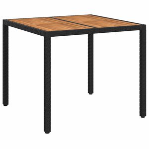 vidaXL &Tau;&rho;&alpha;&pi;έ&zeta;&iota; &Kappa;ή&pi;&omicron;&upsilon; &Mu;&alpha;ύ&rho;&omicron; 90 x 90 x 75 cm &sigma;&upsilon;&nu;&theta;&epsilon;&tau;&iota;&kappa;ό &rho;&alpha;&tau;ά&nu;