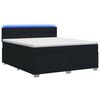 vidaXL &Kappa;&rho;&epsilon;&beta;ά&tau;&iota; Box Spring &mu;&epsilon; &Sigma;&tau;&rho;ώ&mu;&alpha; &kappa;&alpha;&iota; LED &Mu;&alpha;ύ&rho;&omicron; 140 x 190 cm Ύ&phi;&alpha;&sigma;&mu;&alpha;