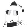 vidaXL Κιτ Φωτογράφισης με Shooting Table, Φωτιστικά και Φωτογρ. Φόντα