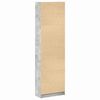 vidaXL Ντουλάπι Γκρι σκυροδέματος 55 x 25 x 189 εκ. Επεξεργασμένο ξύλο