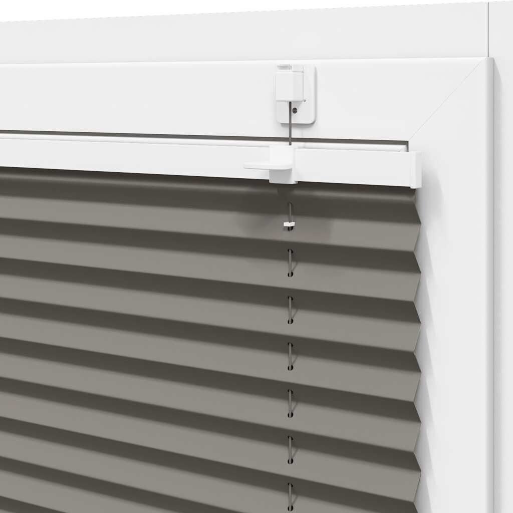 vidaXL Πλισέ περσίδα Ανθρακί 65x200 cm Πλάτος υφάσματος 64,4 cm
