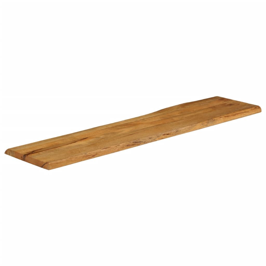 vidaXL Επιφάνεια Τραπεζιού 180x40x2,5 εκ. Live Edge Μασίφ Ξύλο Μάνγκο