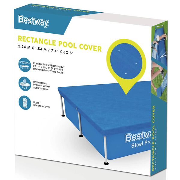 Bestway &Kappa;ά&lambda;&upsilon;&mu;&mu;&alpha; &Pi;&iota;&sigma;ί&nu;&alpha;&sigmaf; Flowclear 221 x 150 &epsilon;&kappa;.