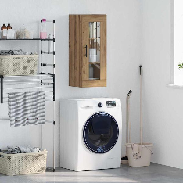 vidaXL &Epsilon;&pi;&iota;&tau;&omicron;ί&chi;&iota;&omicron; &nu;&tau;&omicron;&upsilon;&lambda;ά&pi;&iota; Artisan Oak 34,5 x 34 x 90 &epsilon;&kappa;.