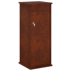 vidaXL &gamma;&rho;&alpha;&mu;&mu;&alpha;&tau;&omicron;&kappa;&iota;&beta;ώ&tau;&iota;&omicron; &Sigma;&kappa; rusty 40 x 40 x 100 cm