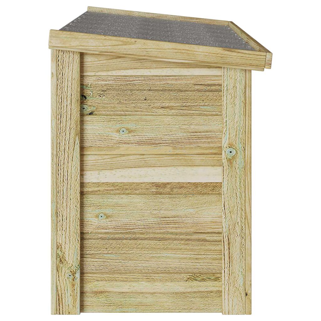 vidaXL Κουτί Αποθήκευσης 44x119x57 εκ., Ενισχυμένο Ξύλο Πεύκου