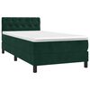 vidaXL &Kappa;&rho;&epsilon;&beta;ά&tau;&iota; Boxspring &mu;&epsilon; &Sigma;&tau;&rho;ώ&mu;&alpha; &Sigma;&kappa;&omicron;ύ&rho;&omicron; &Pi;&rho;ά&sigma;&iota;&nu;&omicron; 80x200 &epsilon;&kappa;. &Beta;&epsilon;&lambda;&omicron;ύ&delta;&iota;&nu;&omicron;