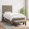 vidaXL &Kappa;&rho;&epsilon;&beta;ά&tau;&iota; Boxspring &mu;&epsilon; &Sigma;&tau;&rho;ώ&mu;&alpha; Taupe 80x200 &epsilon;&kappa;. &Upsilon;&phi;&alpha;&sigma;&mu;ά&tau;&iota;&nu;&omicron;