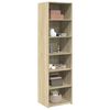 vidaXL Ντουλάπι Sonoma δρυς 50x41x185 εκ. από Επεξεργασμένο Ξύλο