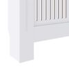 vidaXL Κάλυμμα Καλοριφέρ 2 pcs Λευκό 205x20.5x81.5cm Μηχανικά ξύλο