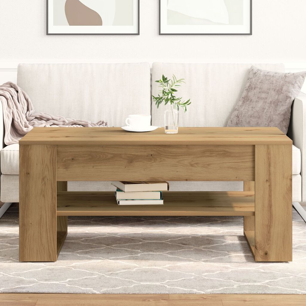 vidaXL Τραπεζάκι σαλονιού Artisan Oak 102x55x45 εκ από κατασκευασμένο ξύλο