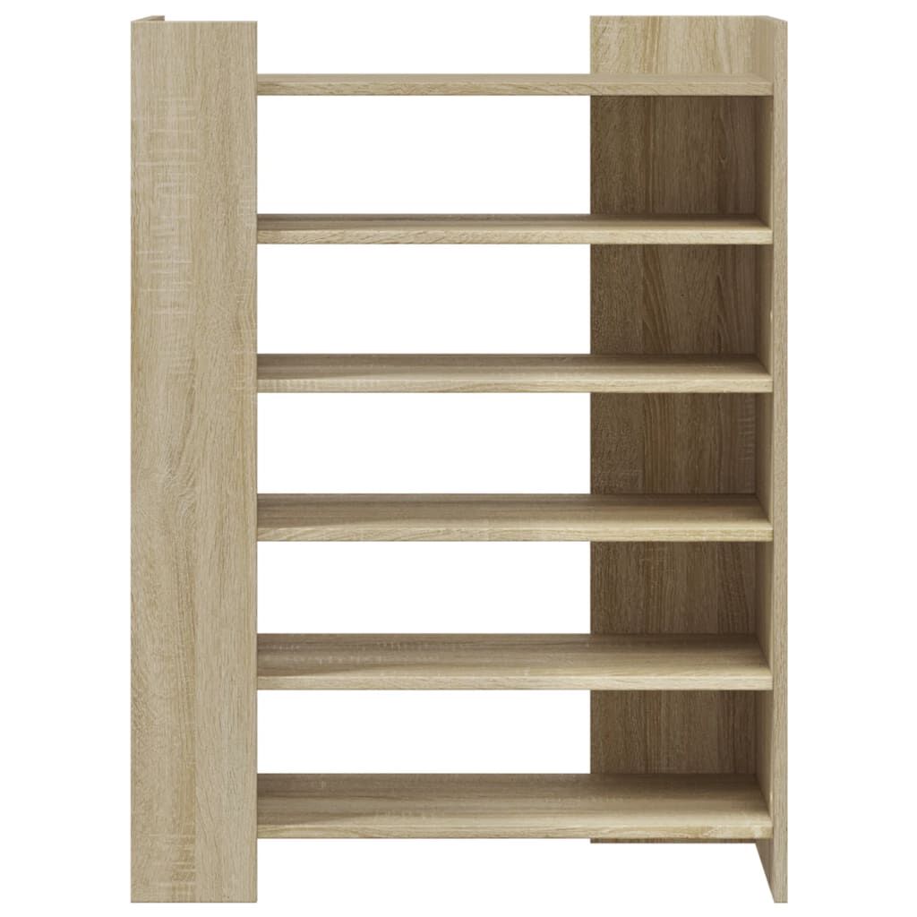 vidaXL Παπουτσοθήκη Sonoma Δρυς 74,5x37,5x100 εκ. Επεξεργασμένο Ξύλο
