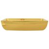 vidaXL Νιπτήρας Χρυσός 71 x 38 x 13,5 εκ. Κεραμικός