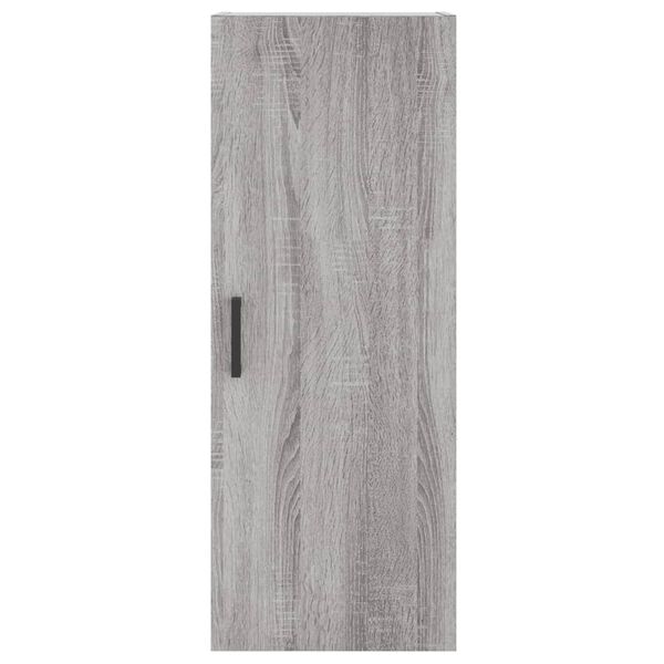 vidaXL Ντουλάπι Τοίχου Γκρι Sonoma 34,5 x 34 x 90 εκ.