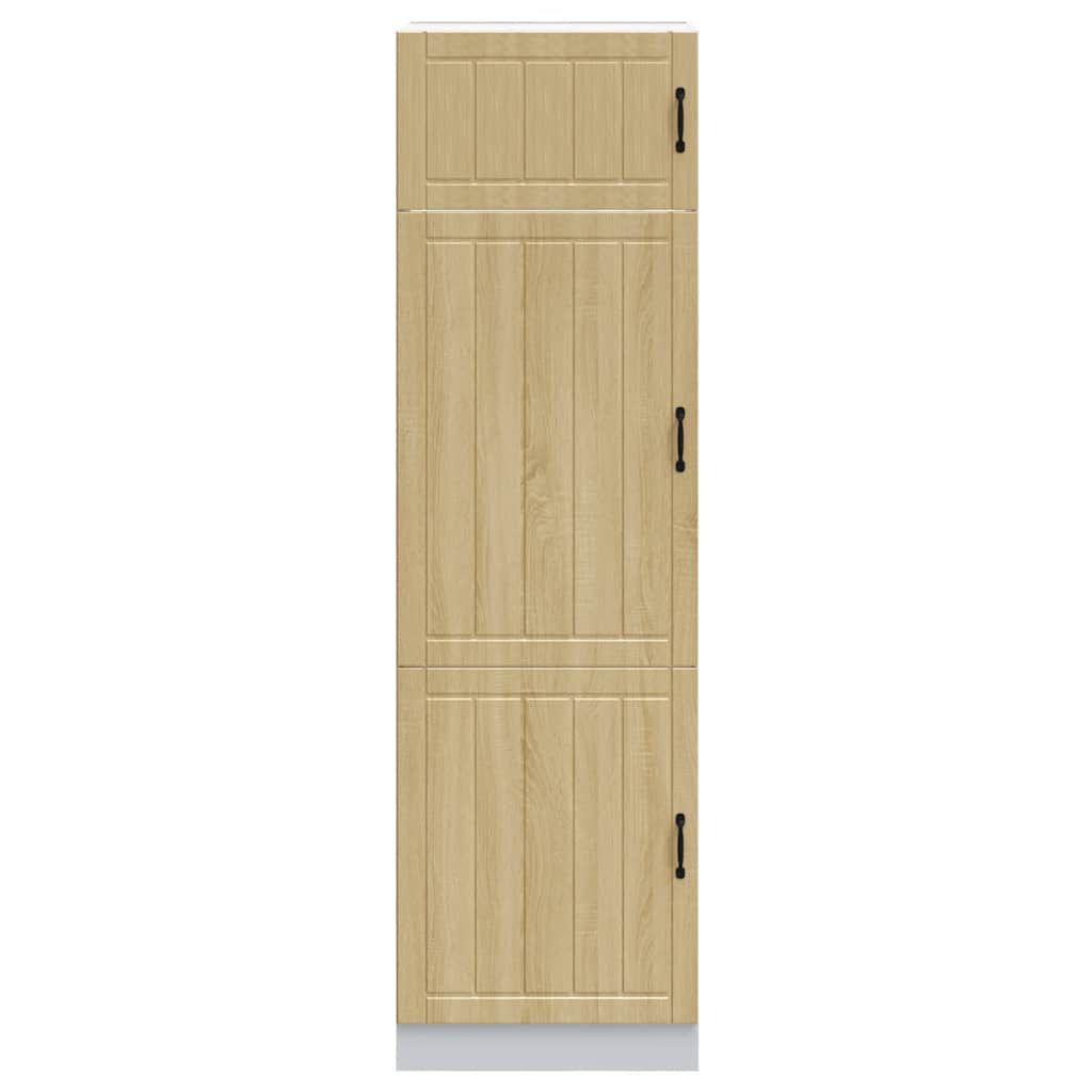 vidaXL Ντουλάπι κουζίνας "Lucca" Sonoma Oak Engineered Wood