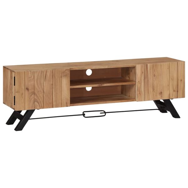 vidaXL Έπιπλο Τηλεόρασης 140 x 30 x 45 εκ. από Μασίφ Ξύλο Ακακίας