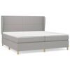 vidaXL &Kappa;&rho;&epsilon;&beta;ά&tau;&iota; Boxspring &mu;&epsilon; &Sigma;&tau;&rho;ώ&mu;&alpha; &Alpha;&nu;&omicron;&iota;&chi;&tau;ό &Gamma;&kappa;&rho;&iota; 200x200 &epsilon;&kappa;. &Upsilon;&phi;&alpha;&sigma;&mu;ά&tau;&iota;&nu;&omicron;