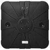 vidaXL Σετ Βάσης Ανεμογεννήτριας 2 pcs Μαύρο 88 x 88 x 19 εκ. Πλαστικό