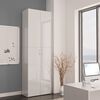 vidaXL Ντουλάπα Γραφείου Γυαλιστερό Λευκό 60x32x190 εκ. Επεξ. Ξύλο