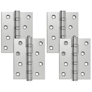 vidaXL Ά&xi;&omicron;&nu;&alpha;&sigmaf; 4 &tau;&mu;&chi;. 100 x 78 x 13 mm &Alpha;&sigma;&eta;&mu;ί &Alpha;&tau;&sigma;ά&lambda;&iota;