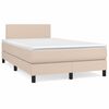 vidaXL &Kappa;&rho;&epsilon;&beta;ά&tau;&iota; Boxspring &mu;&epsilon; &Sigma;&tau;&rho;ώ&mu;&alpha; &Kappa;&alpha;&pi;&omicron;&upsilon;&tau;&sigma;ί&nu;&omicron; 120x190&epsilon;&kappa;.&alpha;&pi;ό &Sigma;&upsilon;&nu;&theta;.&Delta;έ&rho;&mu;&alpha;