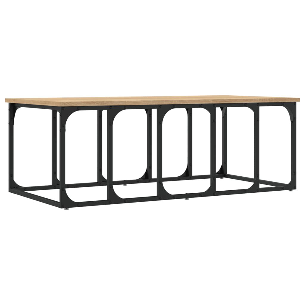 vidaXL Τραπεζάκι Σαλονιού Sonoma Δρυς 100x50x35,5 εκ. Επεξεργ. Ξύλο